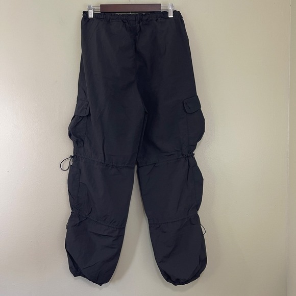 NWT HALARA Pants Womens Medium Black Baggy Drawstring‎ Cargo Joggers Pockets - Picture 4 of 12